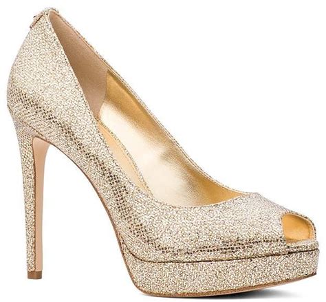 michael kors erika pump|MICHAEL Michael Kors Women's Erika Glitter Platform Peep Toe .